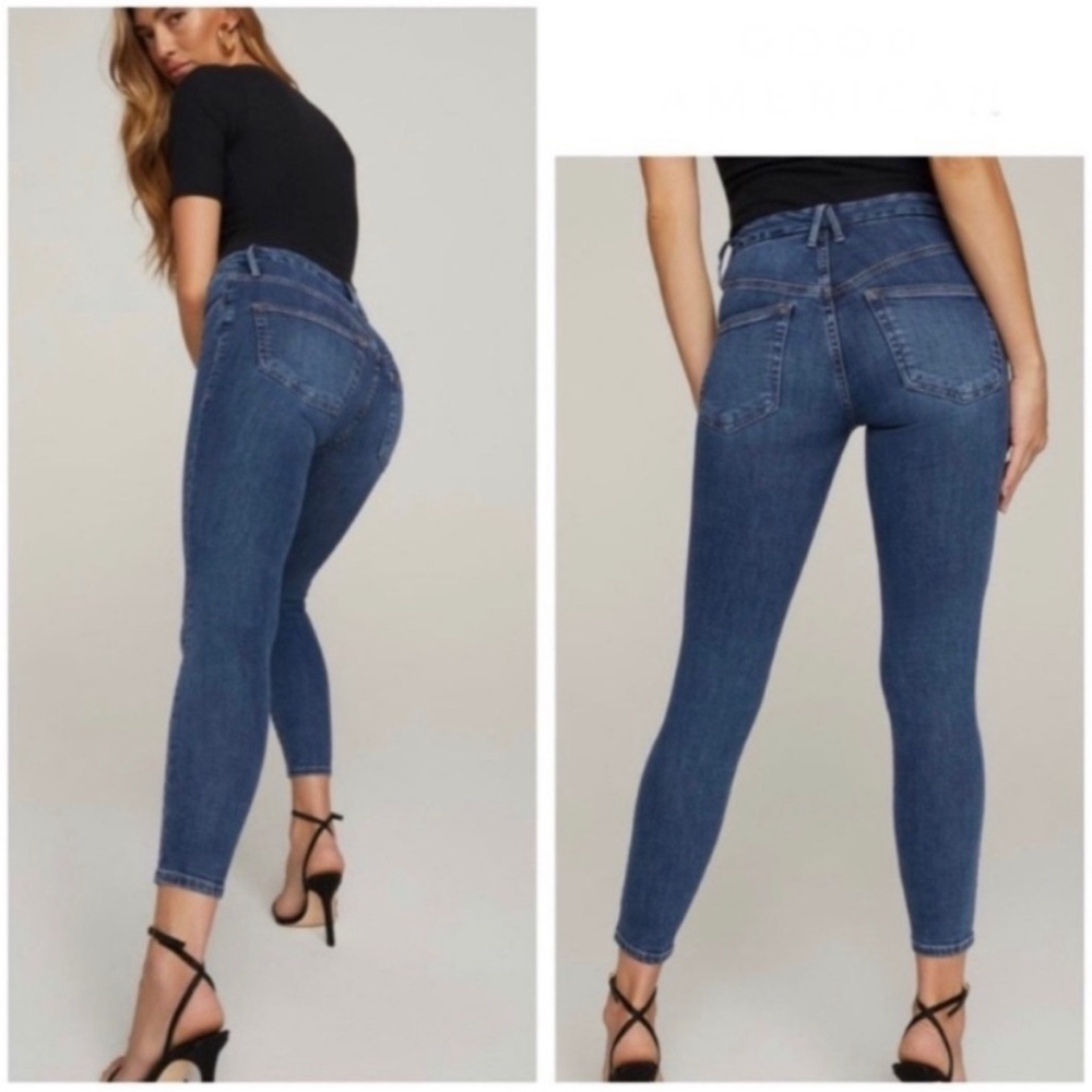 Good American High Rise Women Jeans - Blue